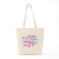 thumbnail image 6 of CafePress - Yoga Inspirations Tote Bag - Unisex Canvas Tote Bag, Beige, 1-Piece, 6 of 7