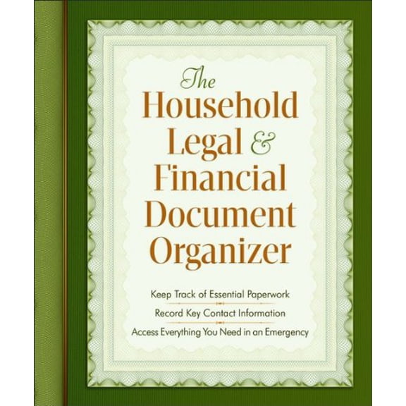 Pre-Owned Household Legal and Financial Document Organizer, The (Unknown) 0800720199 9780800720193