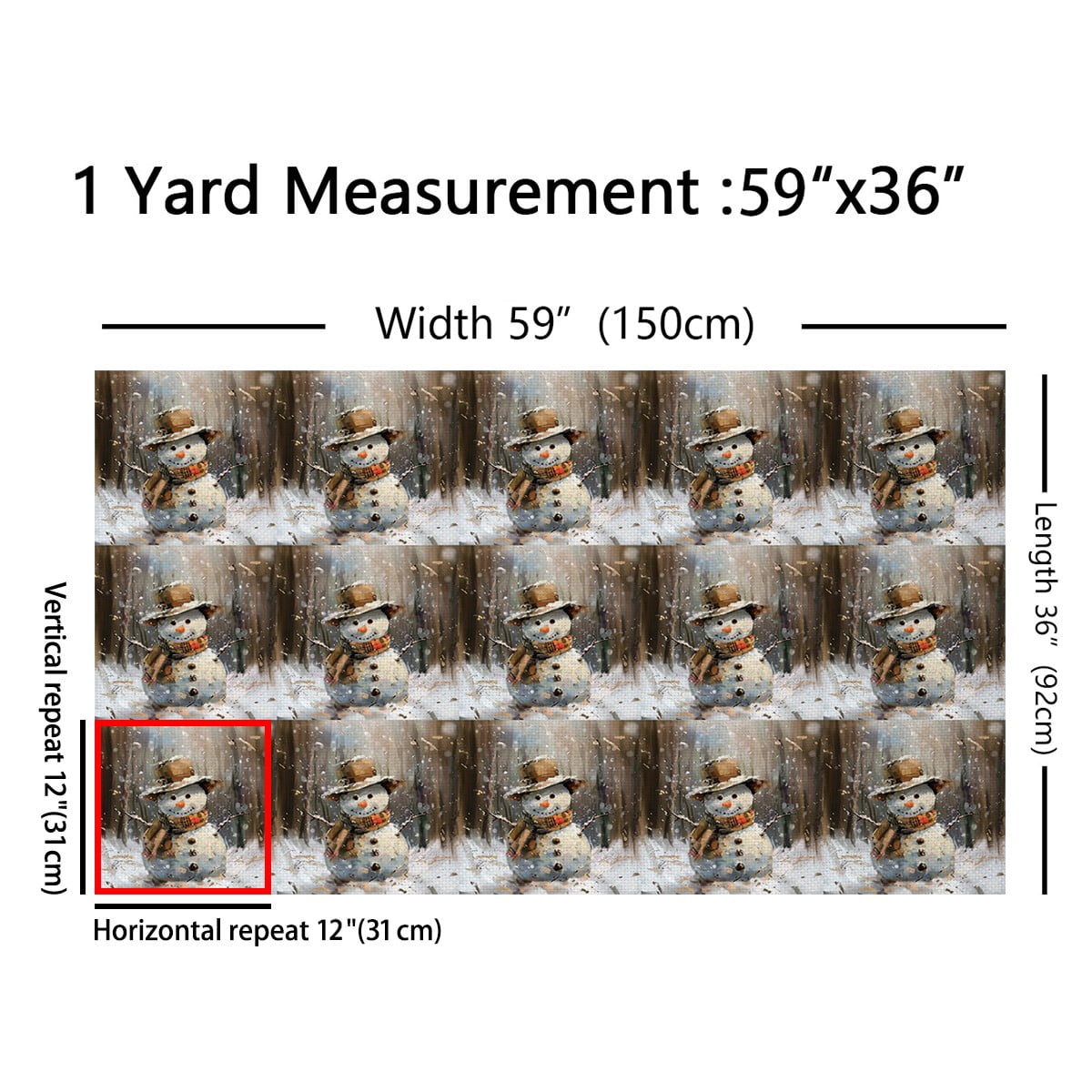 Castle Fairy Merry Christmas Fabric by the Yard 3 Yards for Teenager,Xmas Snowman Sewing Fabric,Festival Theme Fabric for Sewing,Breathable Home Decor