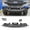 Front Bumper Guard+Winch Plate, variant on Front Bumper ACC Module Relocation Bracket Fit for 2019 2020 2021 2022 2023 Ford Ranger,Heavy Duty Steel Adaptive Cruise Control Sensor Bracket