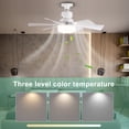 thumbnail image 4 of Lámpara Ventilador Araña Techo LED 40W Regulable para El Del, 4 of 9