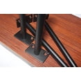 thumbnail image 4 of 16 Pcs 11" Black Solid Steel Floating Shelf Bracket Blind Shelf Supports - Hidden Brackets for Floating Wood Shelves - Concealed Blind Shelf Support – Screws and Wall Plugs Included, 4 of 5