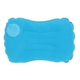 thumbnail image 1 of Unique Bargains 1 Pc Pump-action Camping Pillow Inflatable Pillow for Camping Sky Blue Flocking, 1 of 6