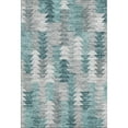 thumbnail image 2 of Addison Rugs Mayfield Washable Transitional Modern Teal Rectangle Rug, 8' x 10', 2 of 6