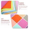 thumbnail image 3 of OULII 50Pcs Cotton Fabric Set for Sewing and Quilting Assorted Colors Craft Material, 3 of 6