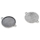 thumbnail image 4 of 100 piezas /20 mm, doble colgante, clásico, aleación de zinc, , cabujón, ajuste para bricolaje, brazalete, collar,, 4 of 9