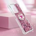 thumbnail image 4 of Funda para Xiaomi Redmi Note 12 4G con Brillo Líquido Flotante, Purpurina, Parachoques y Anillo Giratorio Soporte, 4 of 5