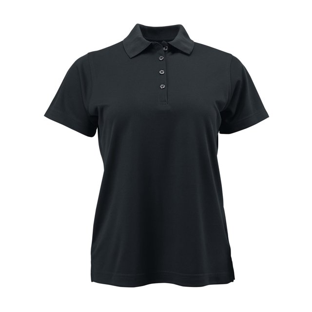 Paragon Polo en Maille Mini de Performance Saratoga pour Femmes, TG, Noir
