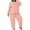 Pink, variant on UAMVSH Plus Size Pajama Sets for Women 2 Piece Fleece Warm Sleepwear Soft Fuzzy Long Sleeve Oversized Hoodies and Pants Pj Sets