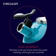 thumbnail image 7 of Circulon 48167 2-Quart Whistling Turquoise Teakettle with Flip-Up Spout, 7 of 7