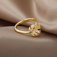 thumbnail image 2 of vintage-fashion-midsummer-leaf-ring-palm-leaf-ring-adjustable, 2 of 4
