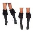 thumbnail image 2 of Milue Leg Warmer Women Faux Furs Fuzzy Long Boots Shoes Cuffs Cover Warm Furry Costume, 2 of 13
