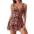 thumbnail image 1 of LSLJS Maillot de Bain une Pièce pour Femmes, Mode Imprimée, Robe Sexy avec Cordon de Serrage, Spa, 1 of 3