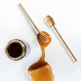 thumbnail image 3 of Long Handle Honey Dipper Stick Wood Honey Spoon 6.2 In Party Favors (2Pcs) Kitchen Gadgets, 3 of 7