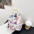 thumbnail image 4 of relayinert Lightweight Nylon Women Backpack Travel Daypack With Adjustable Strap And Front Pocket For Essentials Women Daypack Colorful Butterfly 18x9x23cm, 4 of 6