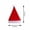 1pc, variant on Santa Hat - Christmas Hats Adults - Unisex Adult Santa Hats Suitable | Soft Brim - Fits Most Head Sizes - Vibrant Red with White Trim - Christmas New Year Holiday Party Supplies, 1pc
