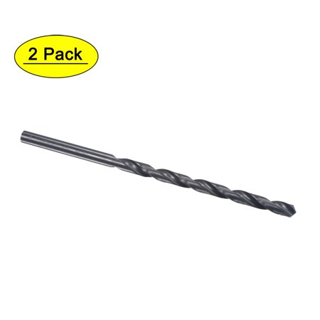 

Uxcell 6.5mm High Speed Steel Lengthen Straight Shank Twist Drill Bit Fully Ground Black Oxide 2 Pack