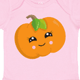 thumbnail image 4 of Inktastic Halloween Pumpkin, Trick or Treat, Smiling Pumpkin Boys or Girls Baby Bodysuit, 4 of 5