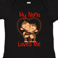 thumbnail image 4 of Inktastic My Nana Loves Me Monkey Boys or Girls Baby Bodysuit, 4 of 5