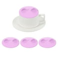 thumbnail image 1 of 3Pcs Tapas de Taza de Silicona, Tapas Universales de 4.1 Pulgadas con Forma de Orejas de Gato para Tazas, Tazas de Té, Tazas de Café, a Prueba de Polvo Reutilizables, Morado, 1 of 7