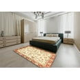 thumbnail image 4 of Ahgly Company Indoor Rectangle Abstract Orange Oriental Area Rugs, 6' x 9', 4 of 6