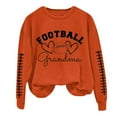 thumbnail image 4 of IMENGL Chandail à Col Rond à Manches Longues avec Lettrage « Grand-Maman » de Football, Orange G, Taille M-3TG, 4 of 4