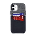 thumbnail image 2 of Dockem iPhone 12 / 12 Pro Luxe M2 Wallet Case; Built-in Metal Plate, 2 Card Slots, Black/Grey, 2 of 9