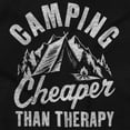 thumbnail image 2 of Camping Is Therapy Outdoors Adventure Womens Slim Fit Graphic Tee Brisco Brands L, 2 of 5