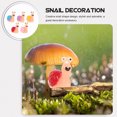 thumbnail image 4 of 20 Pcs Moss Micro Landscape Decor Mini Garden Ornaments Snail Shape Ornament, 4 of 7