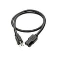 thumbnail image 3 of Tripp Lite Model P007-003 3 ft. Heavy-Duty Computer Power Cord, 14AWG 15A (NEMA 5-15P to IEC-320-C13), 3 of 10