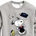 thumbnail image 3 of Peanuts - Snoopy & Woodstock Graduate - Celebration - Toddler & Youth Crewneck Fleece Sweatshirt, 3 of 6