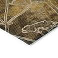 thumbnail image 3 of Addison Rugs Chantille Indoor/Outdoor Transitional Floral Chocolate Machine Washable Rectangle Rug, 10' x 14', 3 of 8