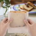 thumbnail image 7 of 4Pcs 7x6 Inch Reusable Non-Stick Toaster Bags for Grilled Cheese Sandwiches and Burgers Heat Resistant Food Grade Cooking Sleeves with Handles for Kitchen, 7 of 7