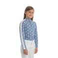 thumbnail image 3 of Equinavia Alma Girls Equestrian Long Sleeve Sun Shirt | Kids Riding Shirt with UPF 50 UV Protection and Breathable Mesh, 3 of 4