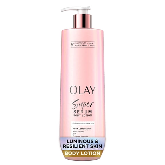 Olay Super Serum Body Lotion, Moisturizing Body Lotion for Dry Skin with Super Serum Complex, 18.5 fl oz