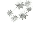 thumbnail image 3 of Langgg 1 Set Christmas Decorations Funny Exquisite Simple Style Stereo Indoor Hanging Prop Festival Adornment Decor for Scene Layout Silver, 3 of 5