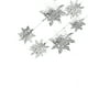 thumbnail image 4 of Billuyoard 1 Juego de adornos navideños, divertido, exquisito, estilo Simple, estéreo, accesorio colgante para interiores, decoración de adorno para el Kits de decoración para fiestas Plata Billuyoard HA059996-01, 4 of 6