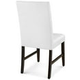 thumbnail image 6 of Promulgate Biscuit Tufted Upholstered Faux Leather Dining Side Chair Set of 2-EEI-3336-WHI, 6 of 8