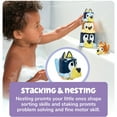 thumbnail image 3 of Toomies Bluey's Family Pourers - Including Chilli, Bandit, Bingo, and Bluey - Nesting and Stacking Cups for Bath Time - 4 Count - Ages 18 Months and up, 3 of 5