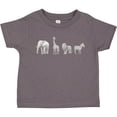 thumbnail image 3 of Inktastic Safari Animal Sketch Elephant Giraffe Lion Zebra Boys or Girls Toddler T-Shirt, 3 of 5