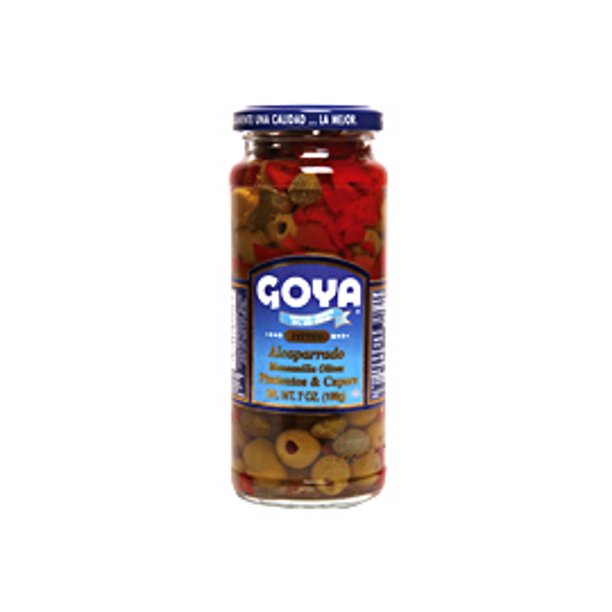 Goya Reduced Sodium Pitted Alcap Olives, 7 oz