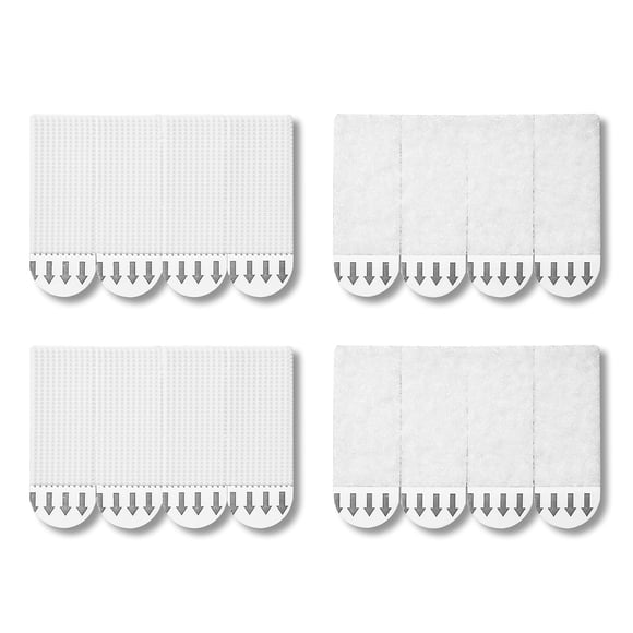 Tiras para colgar cuadros MOVELYST, 36 pares (72 tiras), color blanco