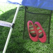 Skywalker Trampolines Wide-Step Ladder & Shoe Bag Kit - 2-Rung Blue Accessory, 275lb Capacity, Fits 4 Rails