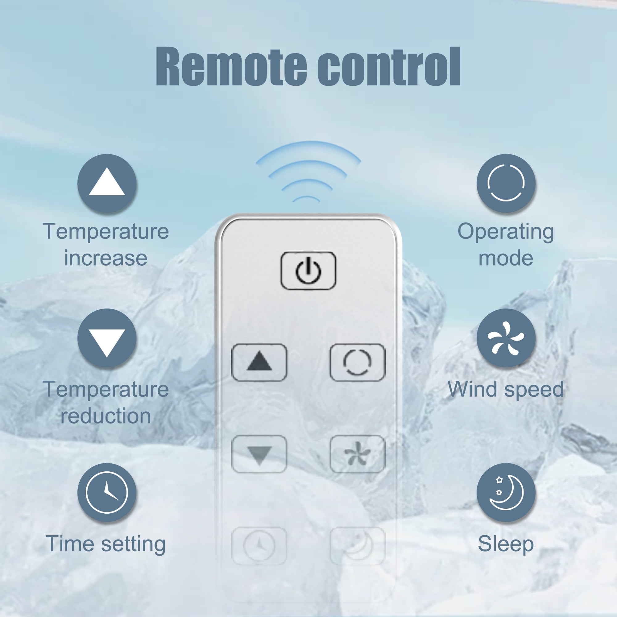 HUMSURE Portable Air Conditioners 10000 BTU Room Air Conditioning, Portable AC Unit with Remote Control, Cooling, Dehumidifier and Fan, Automatic, Sleep 5 Mode Floor AC