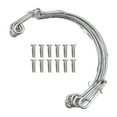 thumbnail image 4 of 6pcs Pockets Fixator 12pcs Screws Fix The Corner Net Pockets Of The Pool Table, 4 of 12
