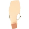 thumbnail image 5 of Journee Womens Kirian Open Square Toe Block Heel Sandals, 5 of 9