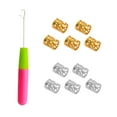 thumbnail image 4 of YSNOOWE 11Ud Anillos Decorativos De Metal Para Con Ligero Y Hueco, 4 of 8