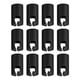 thumbnail image 4 of Cubiertas para postes de trampolín, tapas protectoras para extremos, compatibles con trampolines de 25 mm Negro 12 piezas, 4 of 9