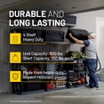 thumbnail image 2 of Plano 4-Shelf Heavy Duty Plastic Storage Shelves, 56” x 36” x 18”, 600lb Capacity, 2 of 6
