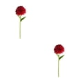 thumbnail image 2 of Baohd 1/2/3/5 10pack/lot Realistic Appearance Artificial Flower For Party Decor And Home Decor Red 2PCS, 2 of 6